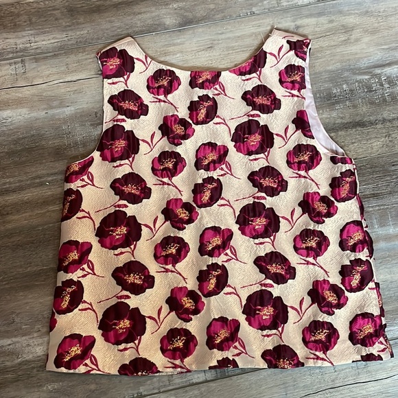 Janie and Jack metallic floral jacquard top - Picture 5 of 9